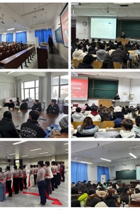 【团学工作】小黄书
召开期末考试纪律教育和寒假安全教育主题班会